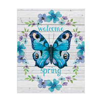 Welcome Spring - Azure Butterfly