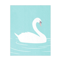 Blue Spring Swan