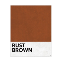 Rust Brown Swatch