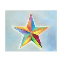 Watercolor Lone Star