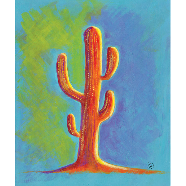 Bright Texas Cactus