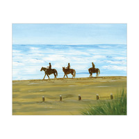 Three Horse Riders