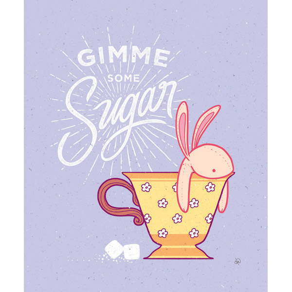 Gimme Some Sugar - Lavender Bunny