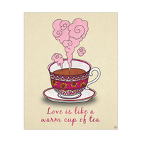 A Warm Cup of Tea - Pink