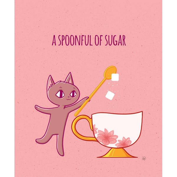 A Spoonful of Sugar - Kitty BG Pink