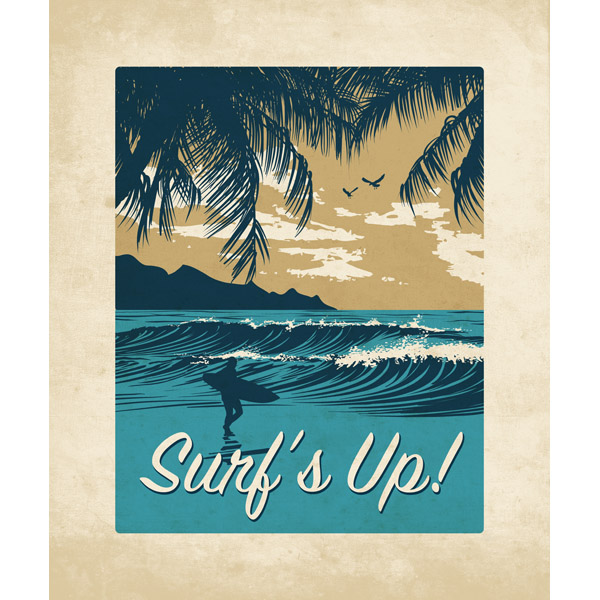Surf's Up Warm Gold