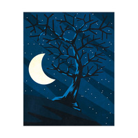 Lonely Moon Tree
