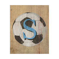 Letter S Soccer Ball