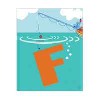Fishing Letter F