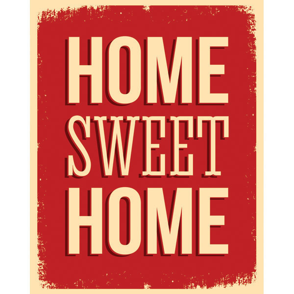 Home Sweet Home - Red