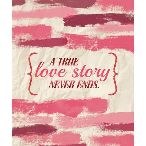 A True Love Story Never Ends - Pink