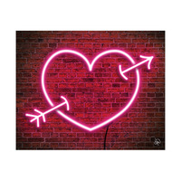 Neon Cupid Heart