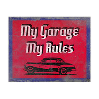 My Garage My Rules Red