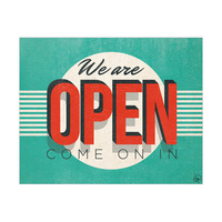We Are Open Green