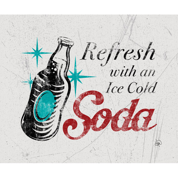 Ice Cold Soda Red