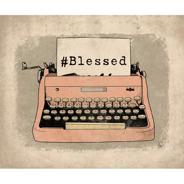 Blessed Typewriter Pink