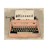 Blessed Typewriter Pink