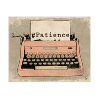 Patience Typewriter Pink