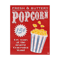 Fresh And Buttery Popcorn Red