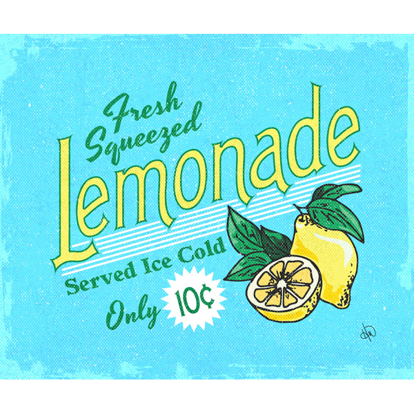 Fresh Squeezed Lemonade Blue