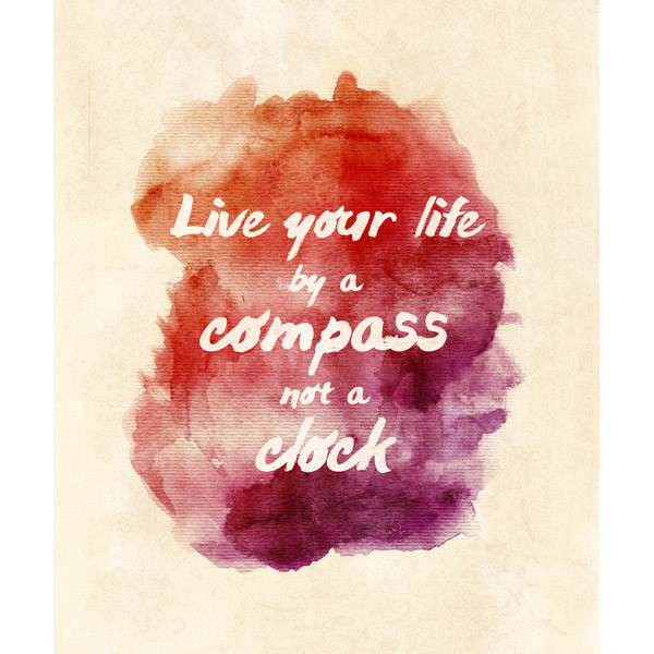 Live Your Life Watercolor Pasison