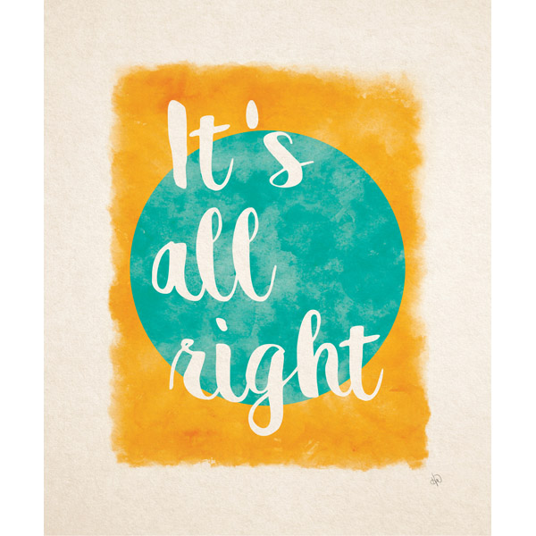It's All Right Teal Circle
