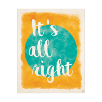 It's All Right Teal Circle