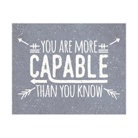 You Are Capable Grey Paper