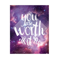 You Are Worth It Amethyst Galaxy