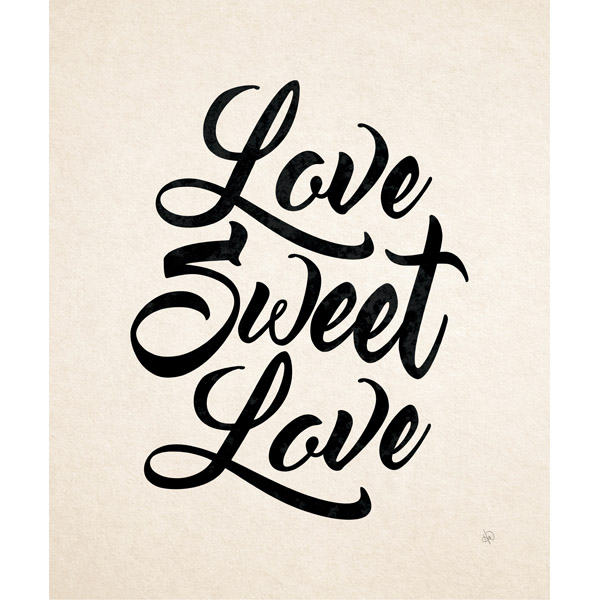 Love Sweet Love Classy Paper