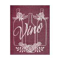 Vino Triplets - Maroon