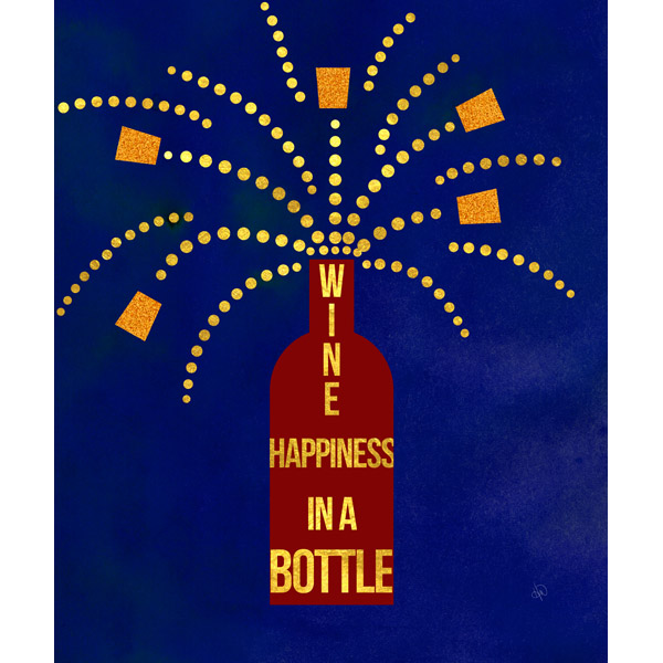 Happiness in a Bottle - Cobalt