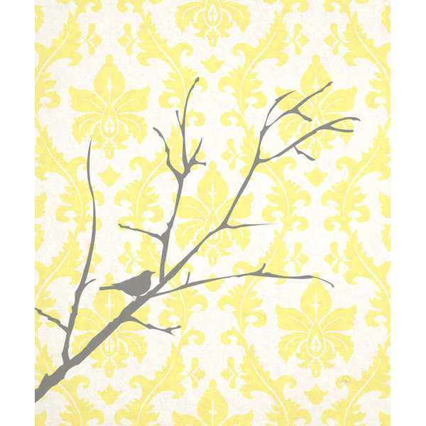 Bird on Tree - Design Yellow