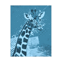 Blue Splash Giraffe 
