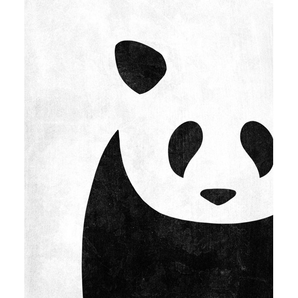 Black and White Panda-llusion