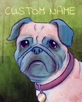 CUSTDOG095 - 16x20