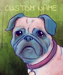 CUSTDOG095 - 20x24