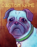 CUSTDOG096 - 16x20