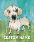 CUSTDOG163 - 16x20