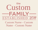 CUSTFAM007 - 16x20